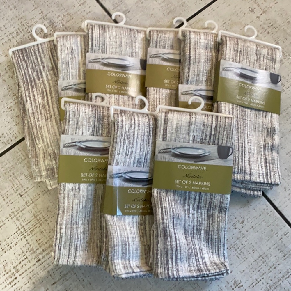 New🌺bed bath and beyond 9 noritake set of 2 napkins